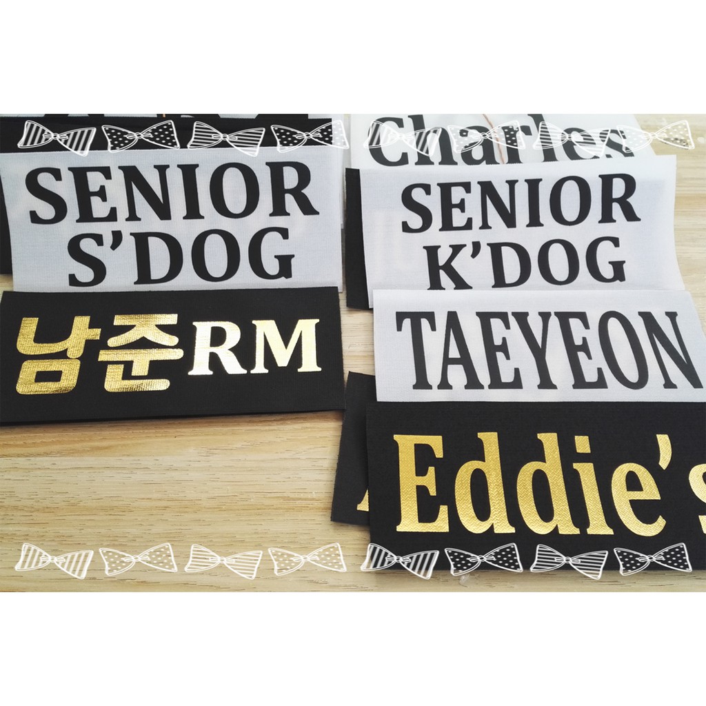 2025 PROMOTE Running Man customize name tag buy 10 free 1 | Shopee ...