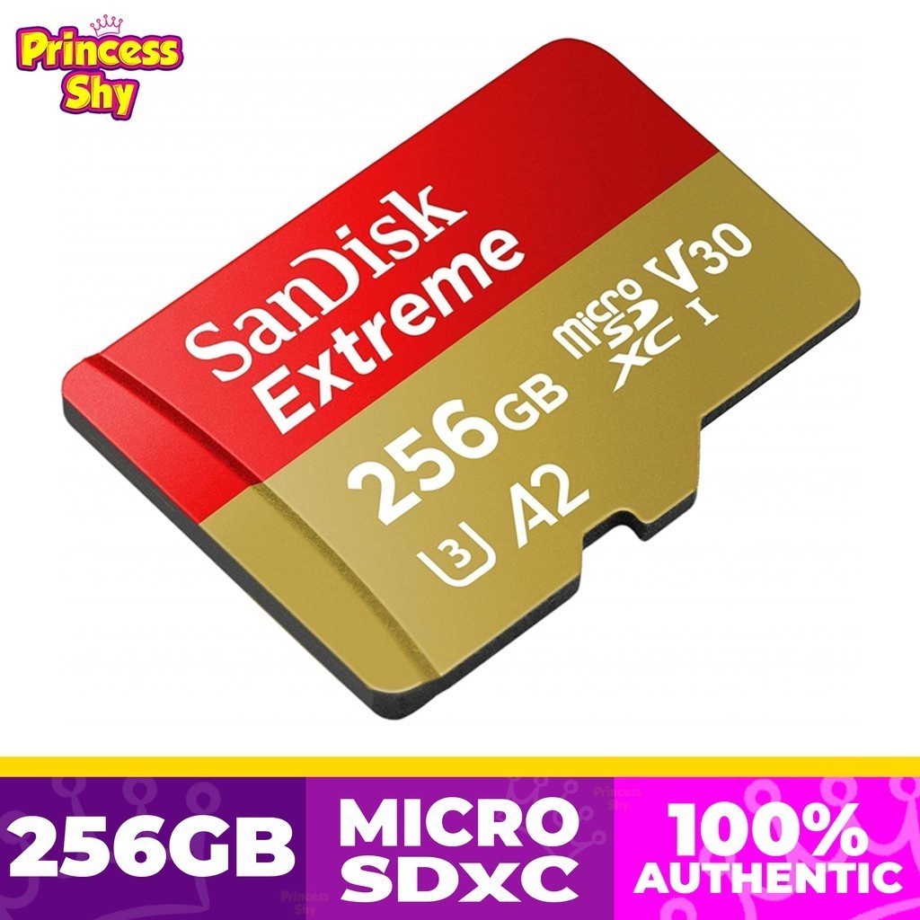 SanDisk 256GB Extreme U3 A2 micro SDXC UHS-I Card | Shopee Philippines