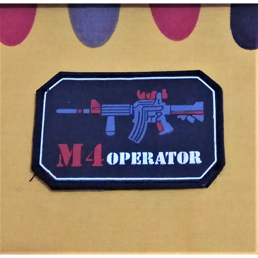 M4 OPERATOR PATCH - M4 OPERATOR VELCRO - M 4 OPERATOR PREPET | Shopee ...