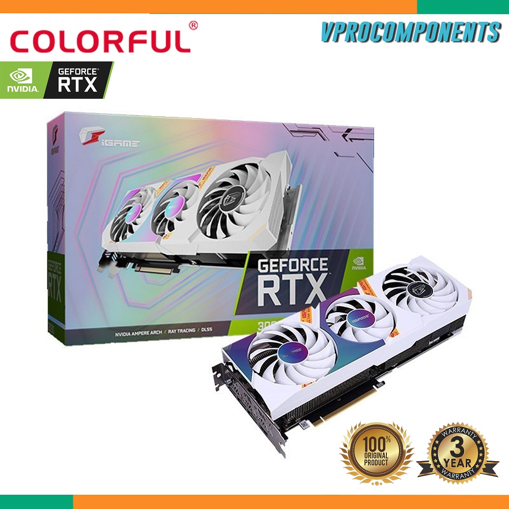 COLORFUL IGAME GEFORCE RTX 3060 TI ULTRA W 8GB OC LHR-V | Shopee ...