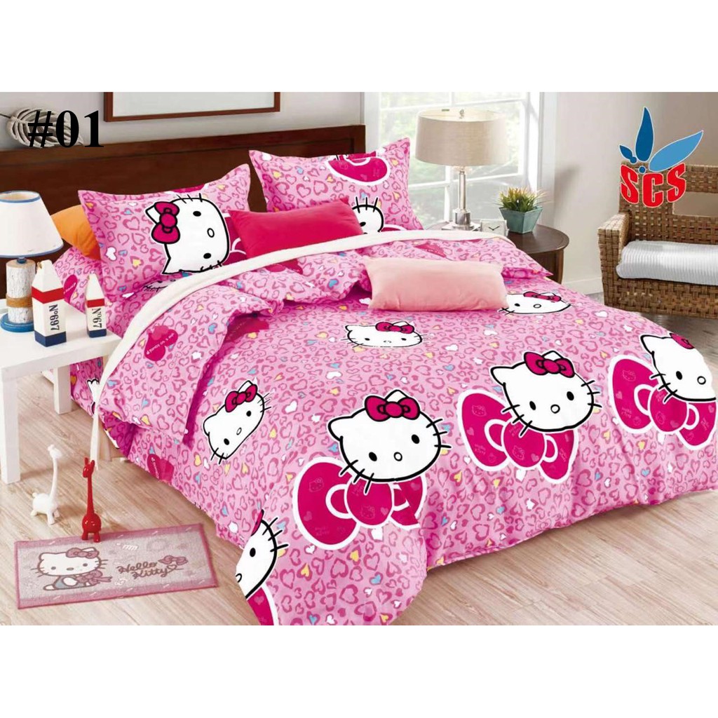 Cartoon character bed on sale sheet