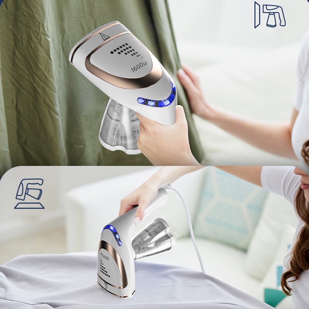 1600W Garment Steamer Lightweight Portable Steam Iron with Steam