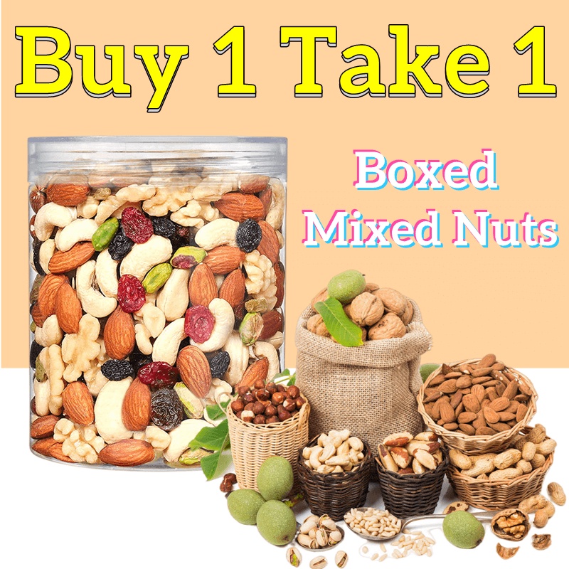 【Buy 1 Take 1】Mixed Nuts Instant Healthy trail mix nuts and fruit Dried