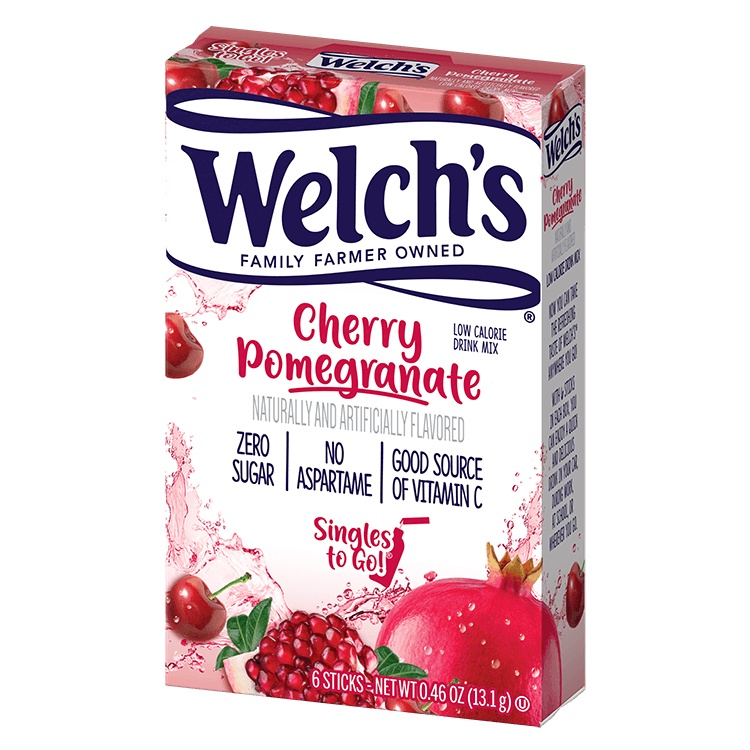 Welch's Zero Sugar Powdered Juice Mix Cherry Pomegranate Flavour 13