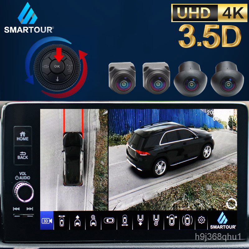 Smartour Car HD 3.5D 360 Surround View System Driving With Bird View ...