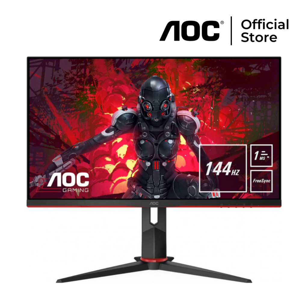 AOC 24G2 23.8 Inch Gaming IPS 1ms 144Hz Monitor FHD 1080P Freesync HDMI