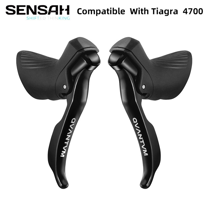 SENSAH Silver Road Shifters 2x11 Vitesses - Leviers Frein Compatible Shimano