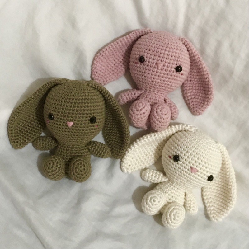 Crochet Bunny Stuffed Toy Amigurumi