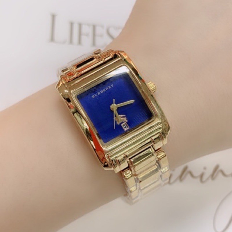 Burberry highend square women s fashion watch Shopee Philippines