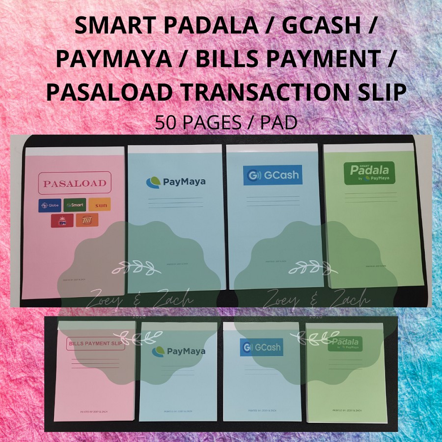 Cod Gcash Smart Padala Paymaya Load Bills Payment Transaction Slip Shopee Philippines 6266