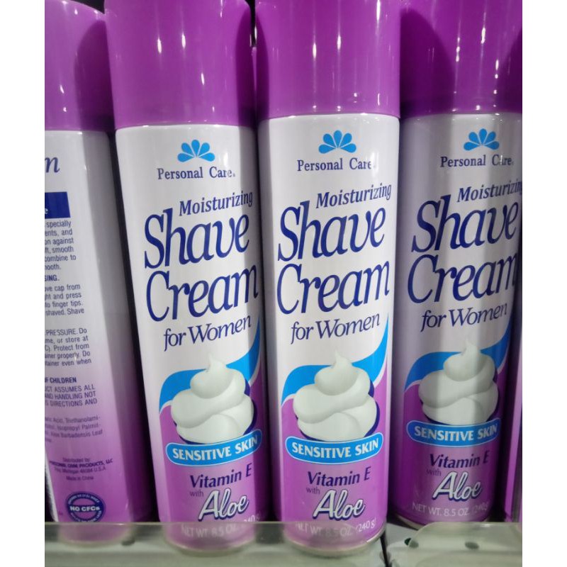 Shaving Cream With Aloe Vera 240grams Shopee Philippines