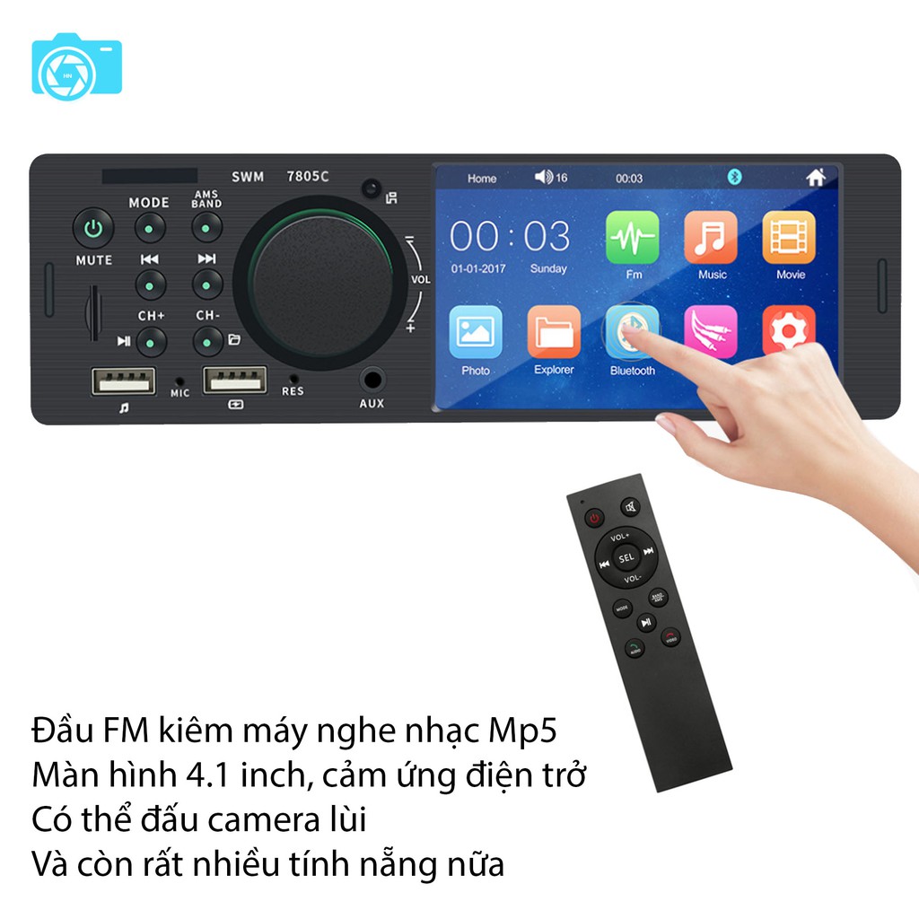 Fm player and Mp5 player, screen for reverse camera | Shopee Philippines