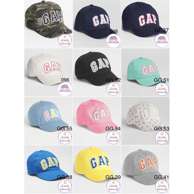Ready Stock】Gap Logo Baseball Cap for 12 MONTHS TO YRS OLD Shopee  Philippines