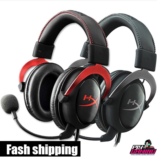 HyperX RED Cloud II Pro Gaming Headset Noise Cancelling Headphones Kingston Wired 7.1 Headset Shopee Philippines
