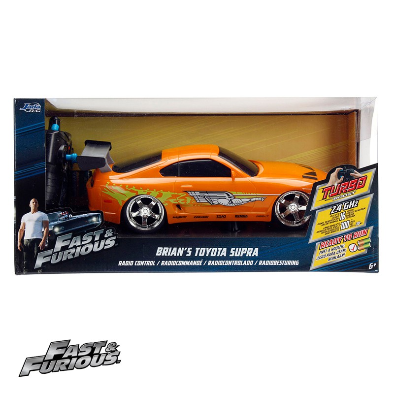 Fast and Furious Brian's Toyota Supra Remote Control Car | Shopee  Philippines