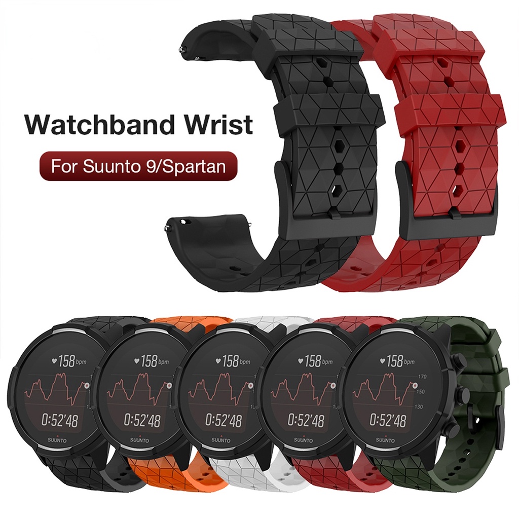 Strap For Suunto 9 Baro D5 Spartan Sport Wrist Hr Silicone Man Watch Band  Bracelet Wristband