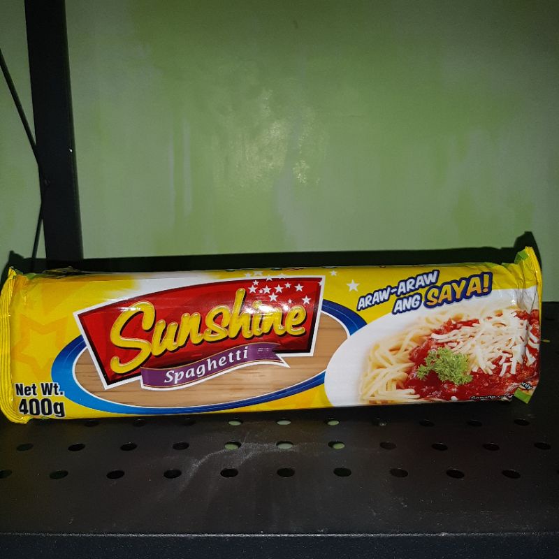 Sunshine Spaghetti Pasta 400g Shopee Philippines