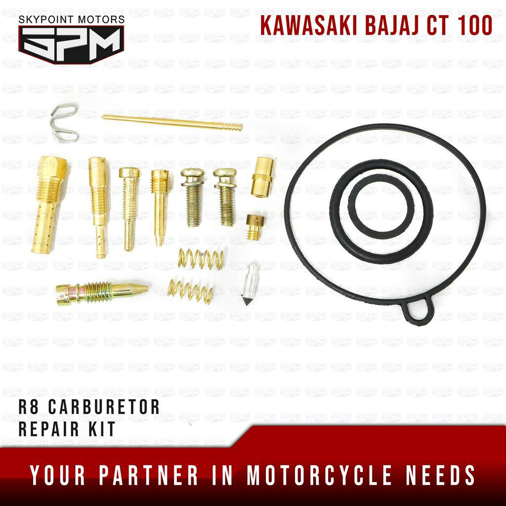 R8 CARBURETOR REPAIR KIT KAWASAKI CT100/BAJAJ HQ (9856571) Shopee