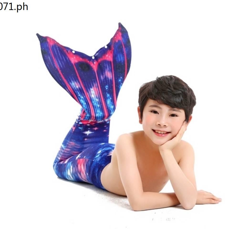 Boys Mermaid Swimsuit Tail Swimwear Clothing Clothes Children Parent Child Photo Props Shopee Philippines