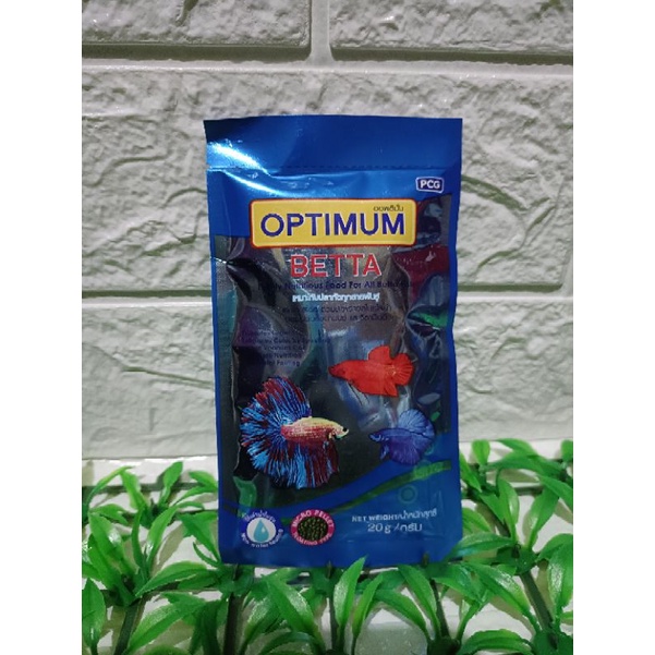 Optimum Betta Highly Nutritious Food For All Betta Fish 20g 