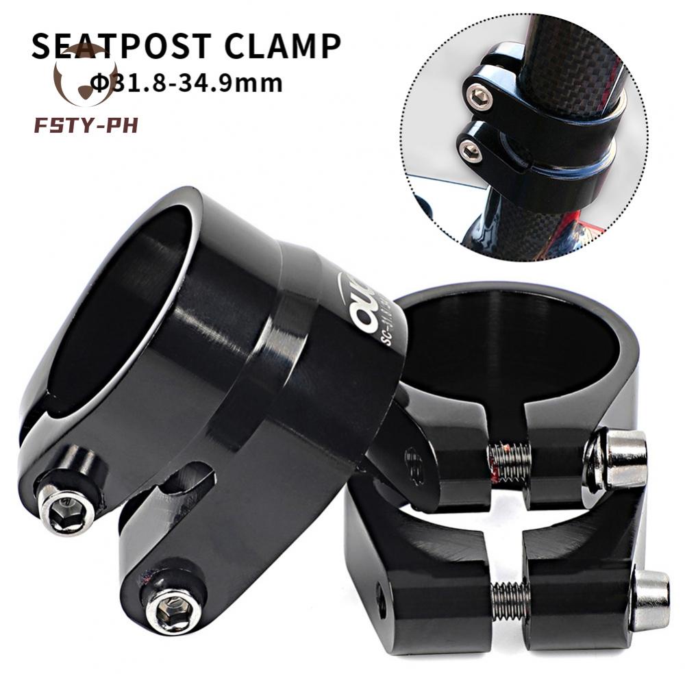 Bicycle Seatpost Clamp Black Double Bolt Seatpost 316mm 349mm Carbon