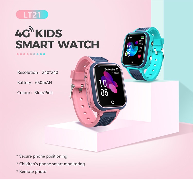 4G Kids Smart Watch Support WhatsAPP Video Call Phone Watch WiFi GPS ...