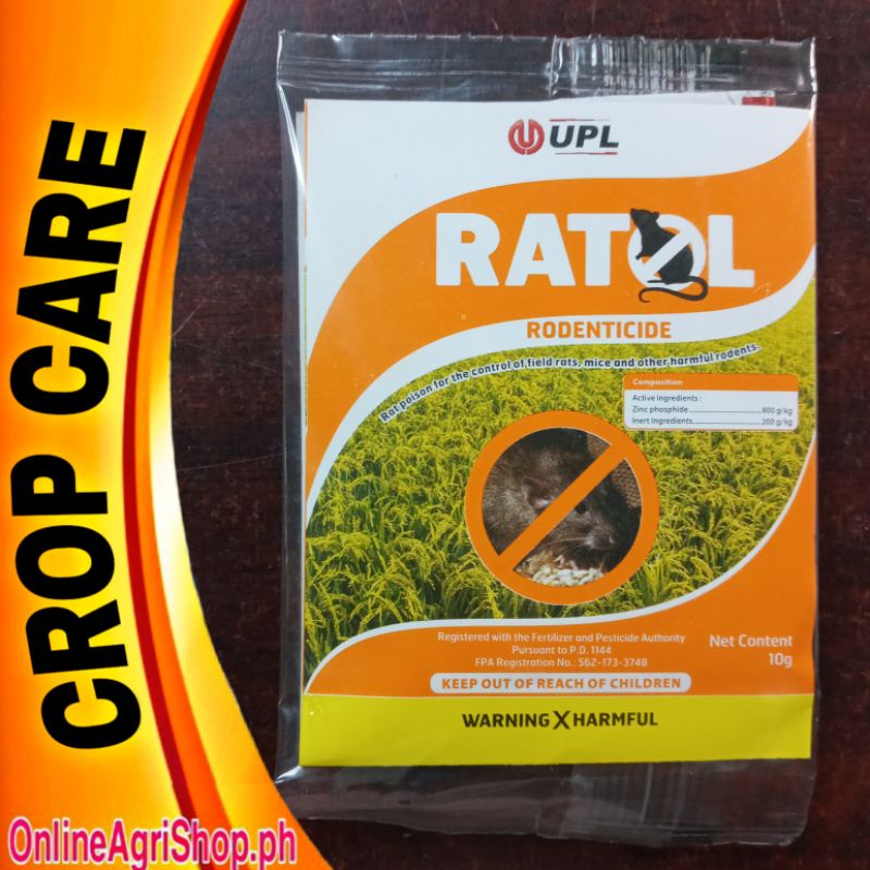 RATOL (ZINC PHOSPHIDE) – black powder sold per 10 gram sachet | Shopee ...