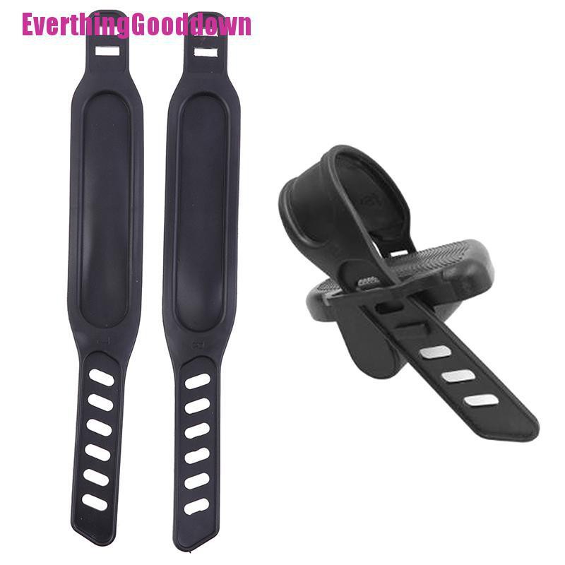 [Rt81nn] 1Pair New Exercise Bike Pedal Straps Stirrup Strap Fitness