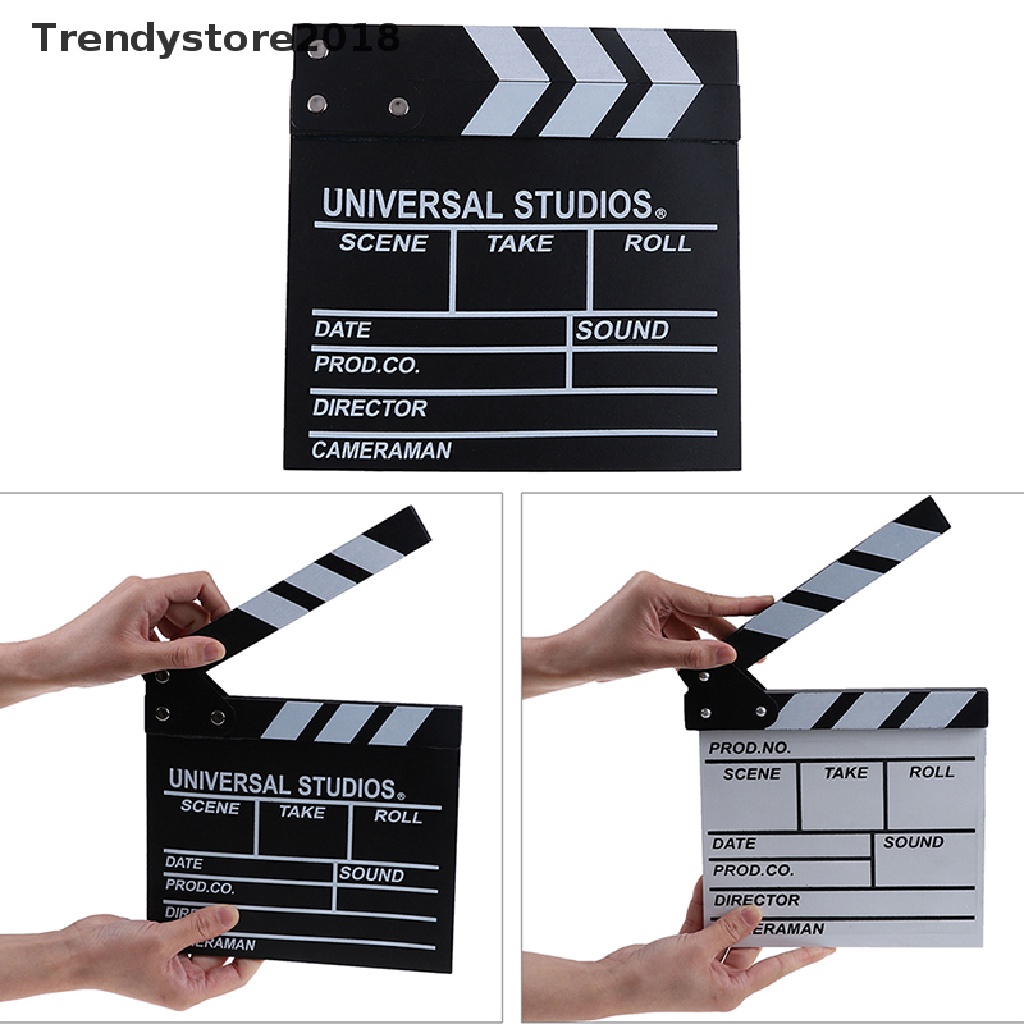 Trendystore2018 Director video acrylic clapboard dry erase tv film ...