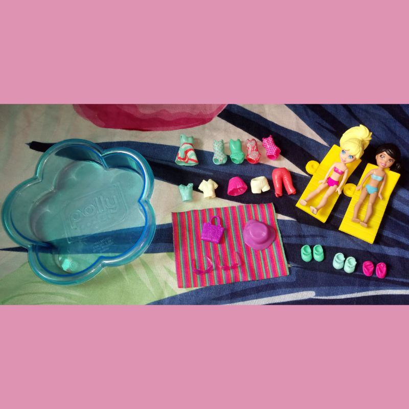 Polly pocket shop poolin around playset