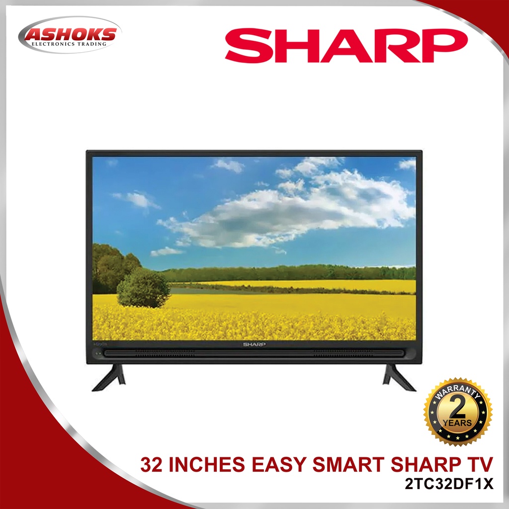 Sharp 2TC32DF1X Smart TV / Easy Smart TV / Netflix, Youtube, Prime Video / Sharp Aqous 32 inch