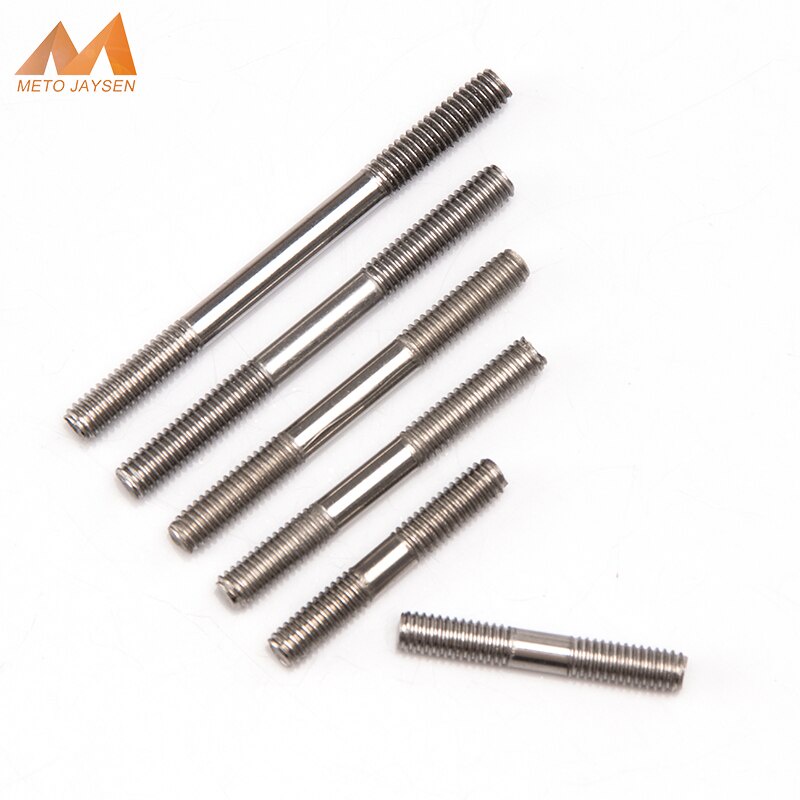 Stainless Steel Double End Thread Rod Dual Head Screws M6 M8 M10 DoubleThreaded Bar Stud Bolts