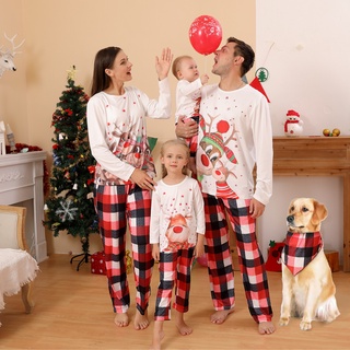 Family Set Winter Couples Christmas Pajamas Clothing Set Mother