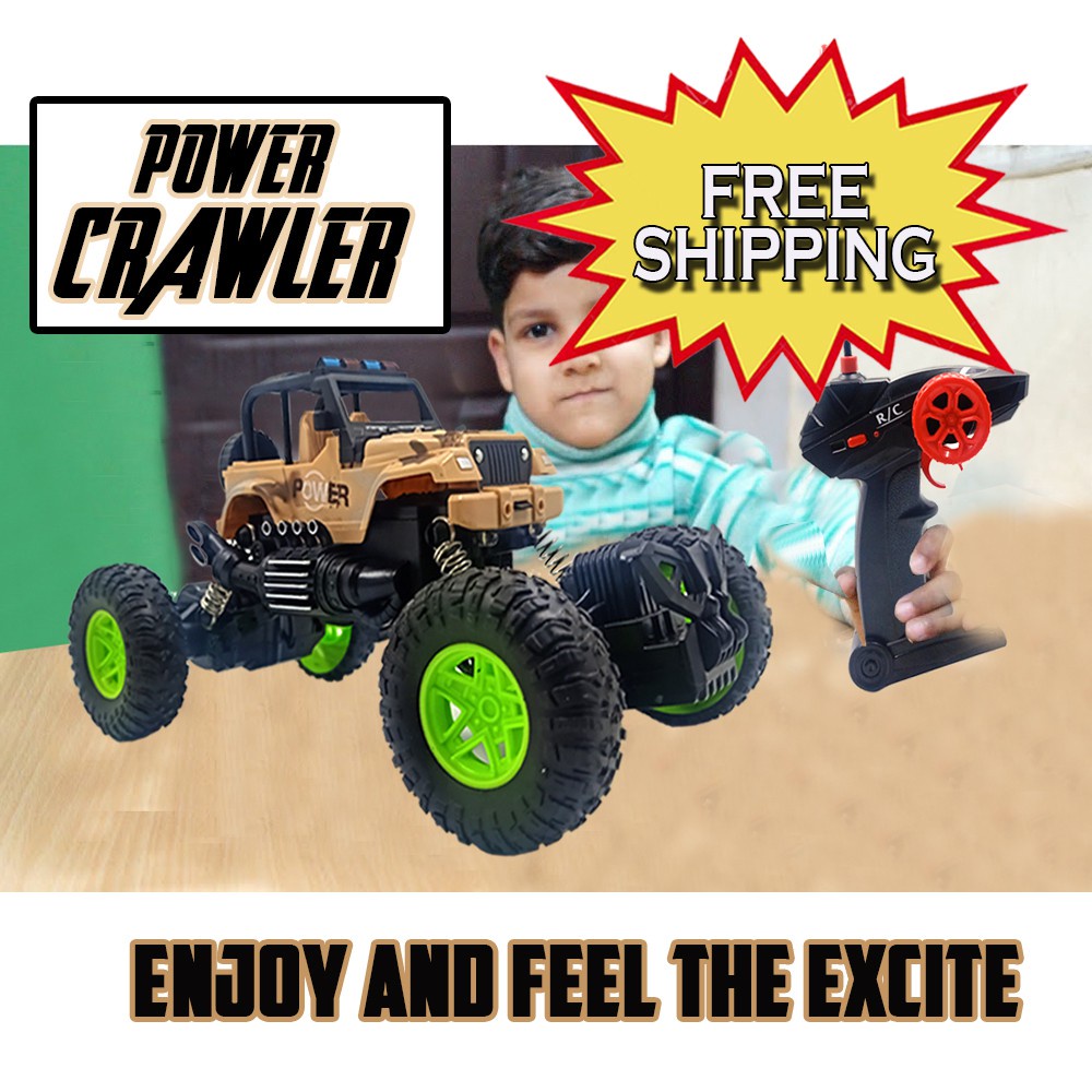 rc monster truck rock crawler