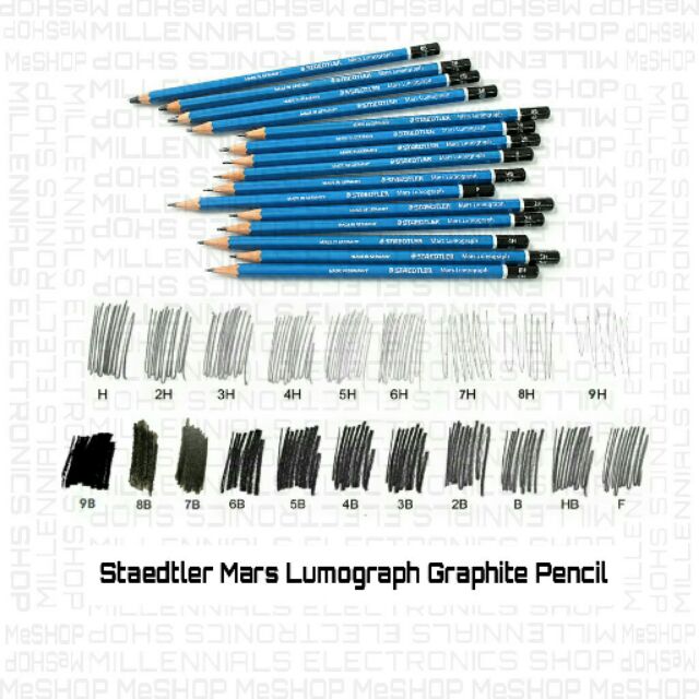 Staedtler Mars Lumograph Graphite Pencil Shopee Philippines