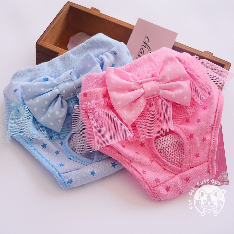 100% Cotton Dog Sanitary Pantie for Female Dogs Underwear | Shopee ...