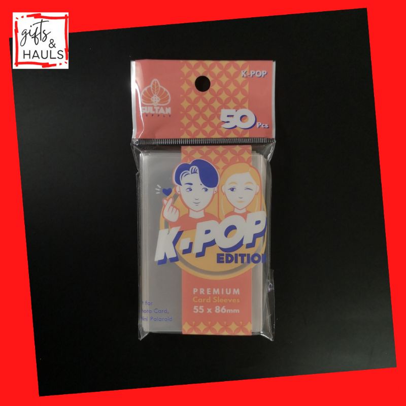 KPop Photocard Premium Sleeves 55x86mm Sultan KPop edition (50pcs