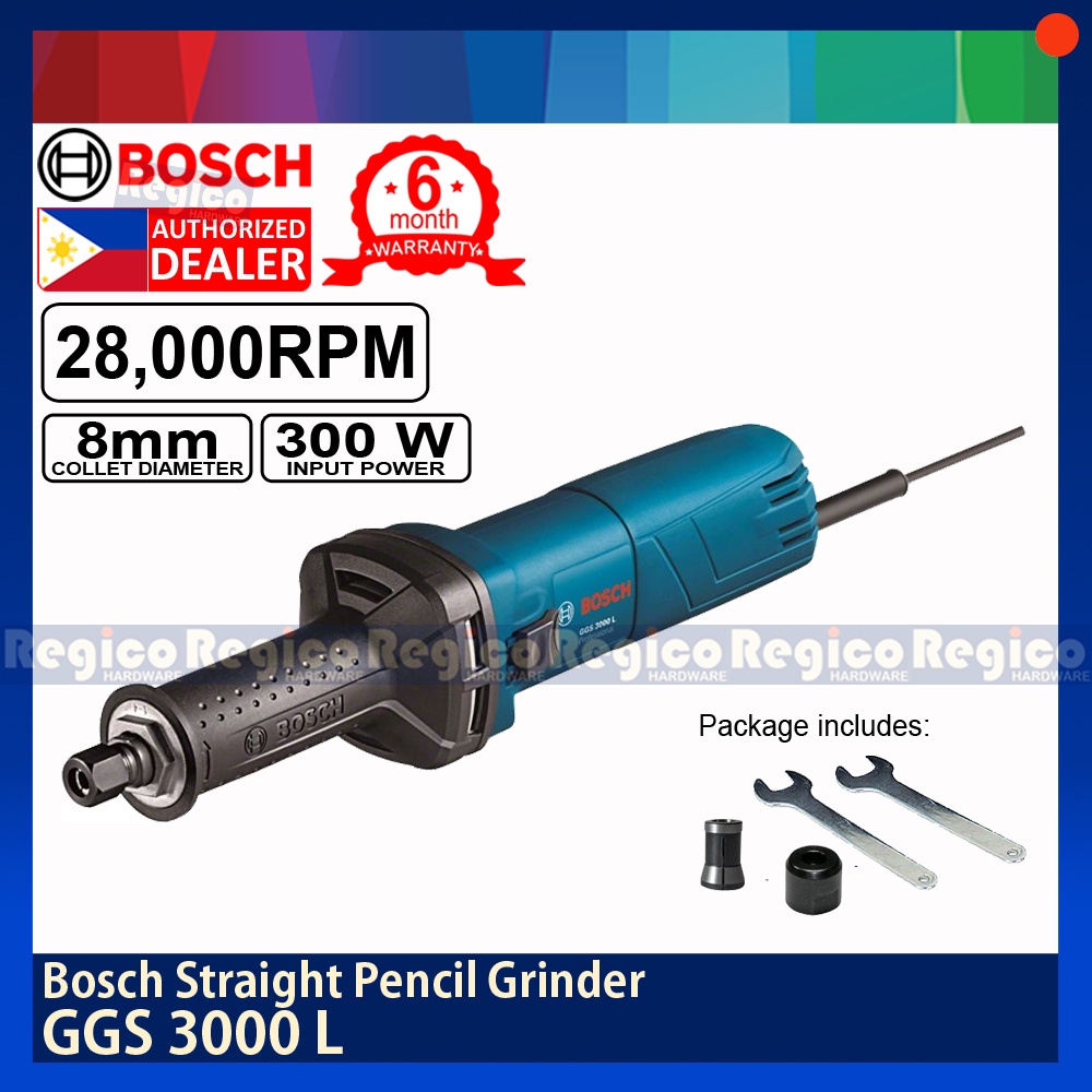 Bosch GGS 3000 L Straight Pencil Grinder Bosch Blue Line Regico
