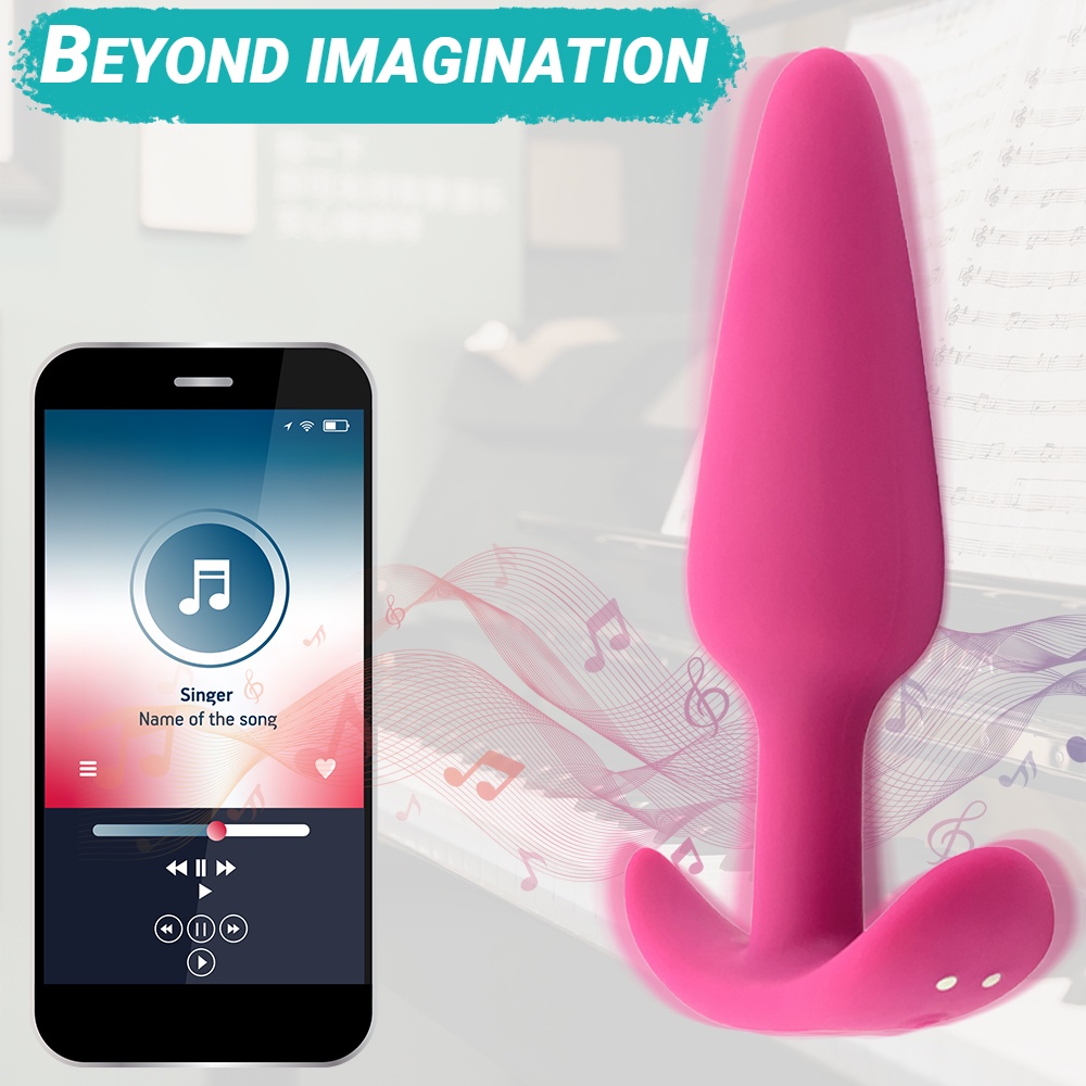 Music Control Vibrator Bluetooth APP Butt Plug Video Remote Control Anal  Plug Prostate Massage Pussy | Shopee Philippines