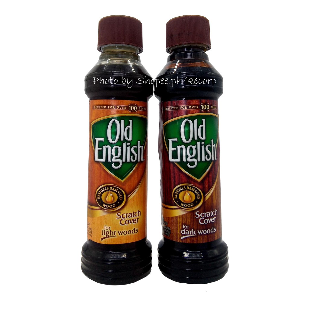 Old English Scratch Cover For Dark and Light Woods 8 Fl Oz 236ml KECORP