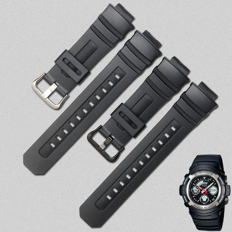 Rubber Watch Strap Suitable for g shock AW 591 AW 590 5230 282B