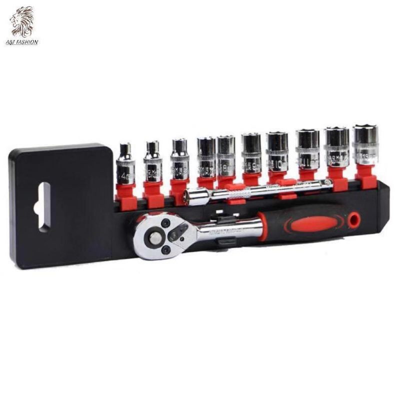 A&J 1/2 Socket Set Rachet Socket Set Rachet 12pc | Shopee Philippines