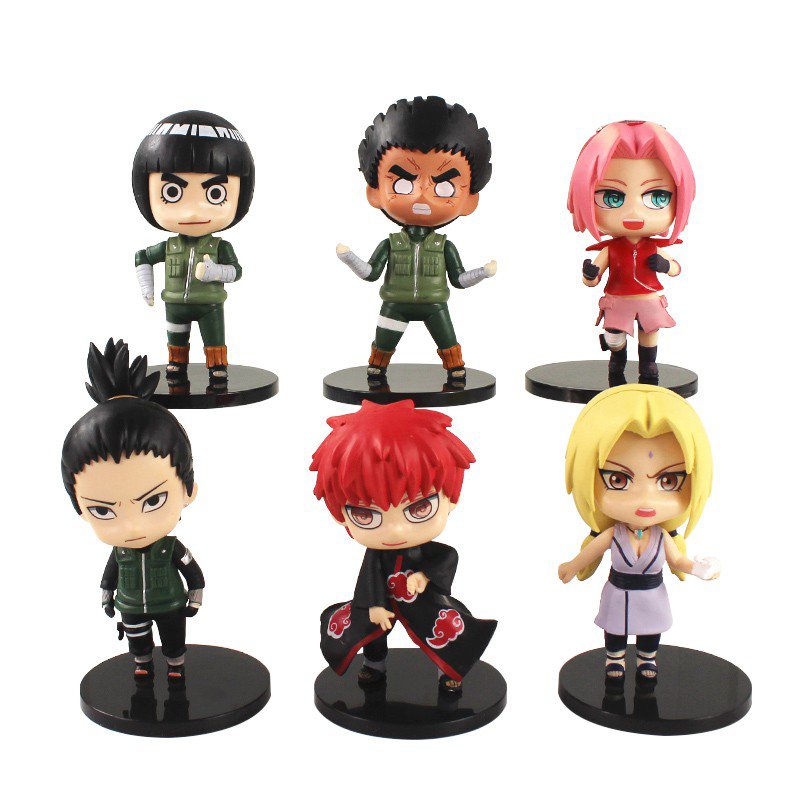 Naruto Shippuden Sakura Rock Lee Tsunade Nara Shikamaru Sasori PVC ...