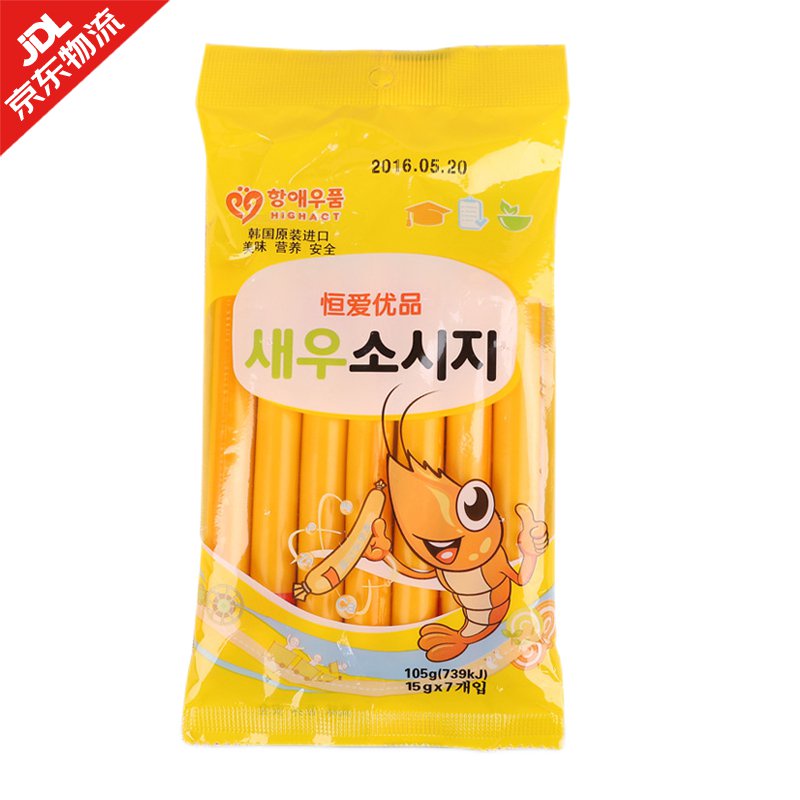 South Korea Imported Hengaiyoupin Fresh Shrimp Vitality Sausage