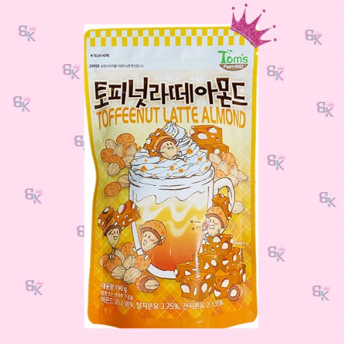 Tom's Farm Toffee Nut Latte Almond Shopee Philippines