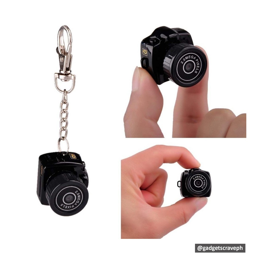 Y2000 Mini Spy Camera (Keychain Compatible) Shopee Philippines