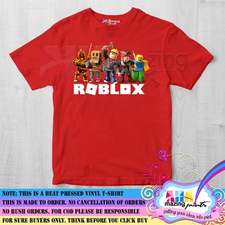 Roblox Short Sleeve T-shirt Boys Kids Summer Tee Crew Neck Tops Clothes