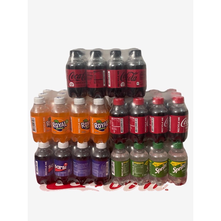 Coke Zero Coke Sprite Royal Sarsi Swakto 200ml X 12bottles