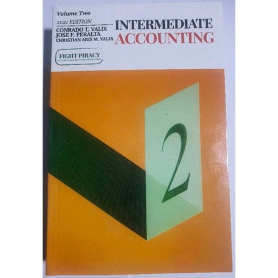 INTERMEDIATE ACCOUNTING VOL.2 By Valix 2021 Ed. | Shopee Philippines