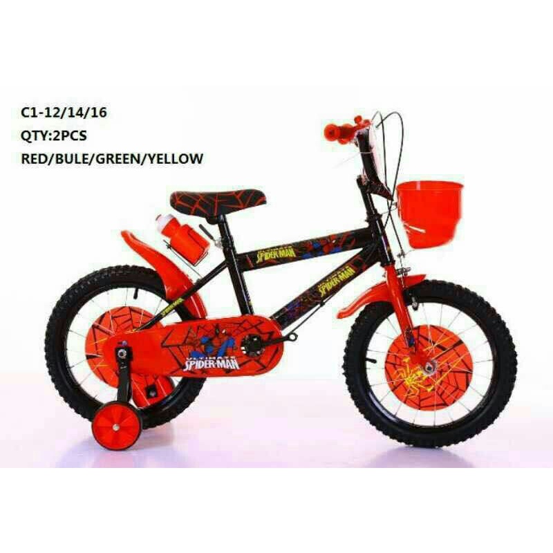 Spider man bike for 4 year old sale